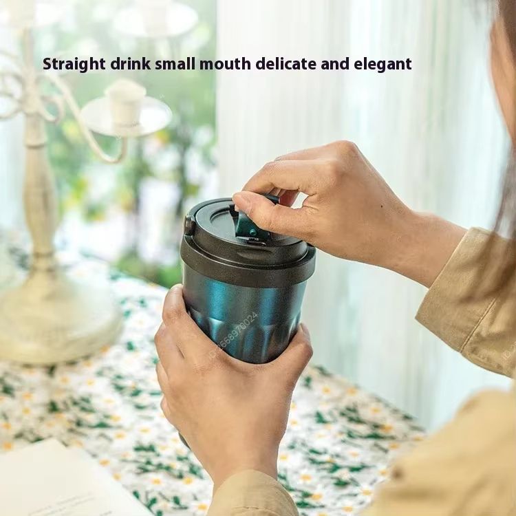 Tyeso Stainless Steel Coffee Mug  Vintage Insulated Travel Cup For Hot  Cold Drinks 3