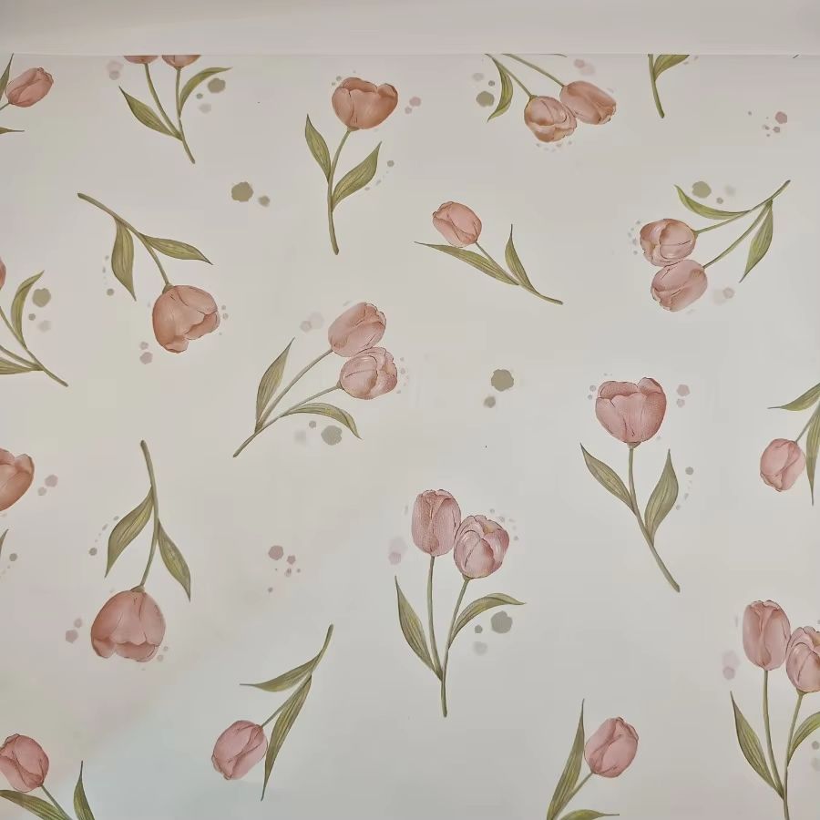 Elegant Tulip Floral Tissue Paper  Decorative Gift Wrapping  Box Filling Sheets 4