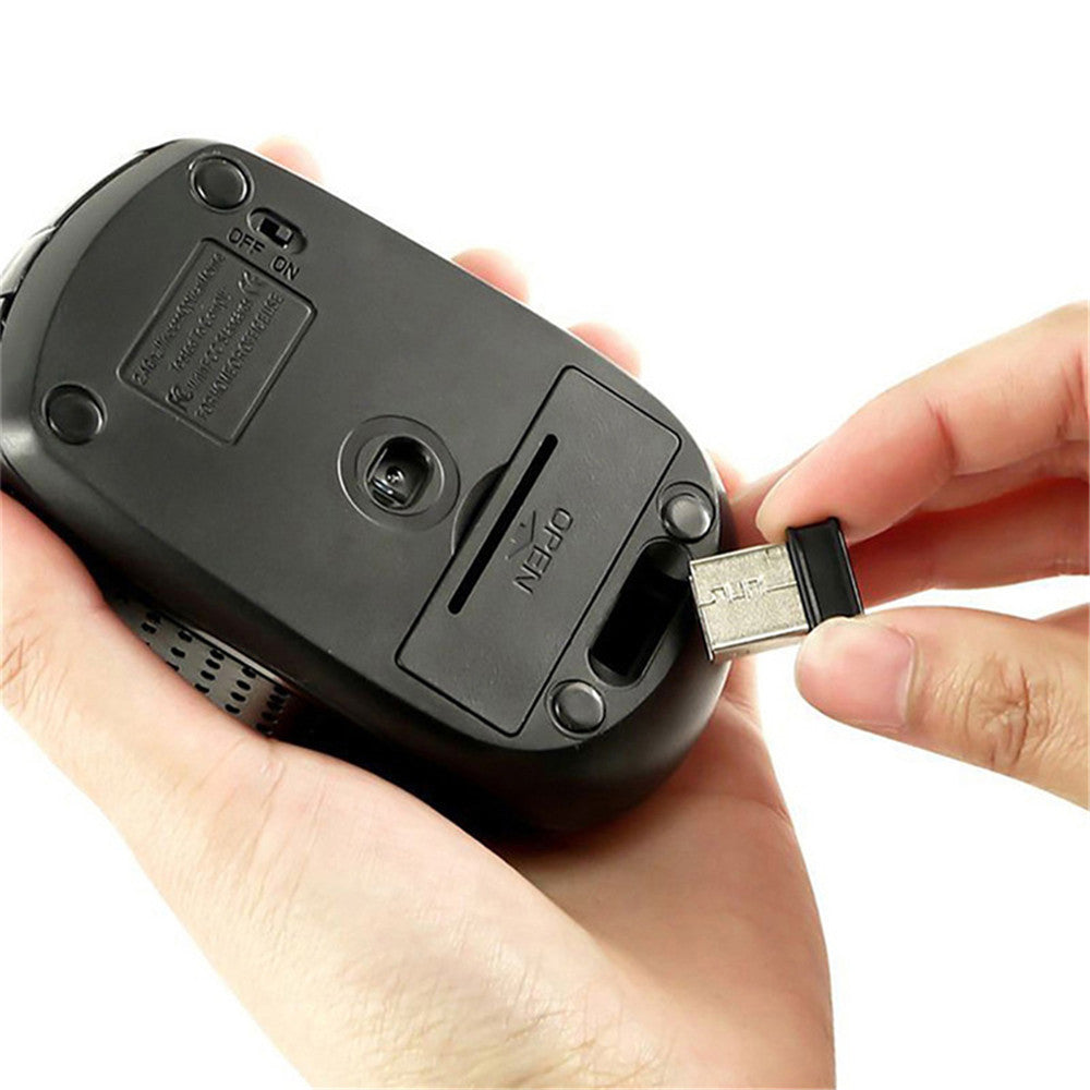 6D Optical Wireless Mouse Slim, 2.4Ghz Gaming Mouse, 2.4G Wireless Mouse, Mini Noiseless Mice DPI1600 for Macbook PC