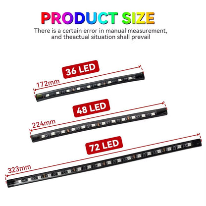 LED Car Interior Ambient Lights  RGB Footwell Lamp Kit With Remote  APP Music Control 1