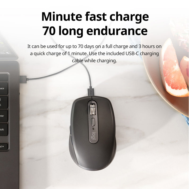 MX Anywhere 3S Logitech Master Series Wireless Silent Bluetooth Mouse Soft Sound Office Female Tabl 3