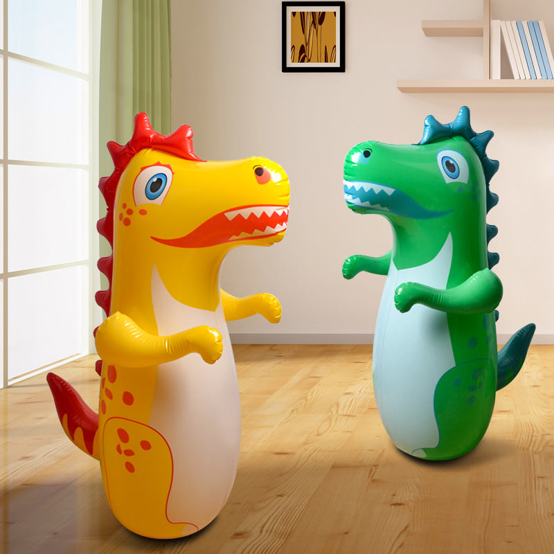 Dinosaur Punching Bag Toy for Kids, Inflatable Tumbler Boxing Set for Boys & Girls, Outdoor Activity Game & Sports Gifs