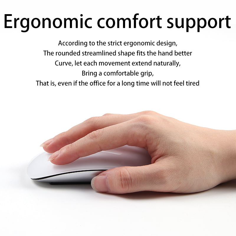 Magic 3 Rechargeable Bluetooth Mouse, Wireless Slim Multi Touch BT5.0 Ergonomic Mouse for MacBook Air Pro Windows