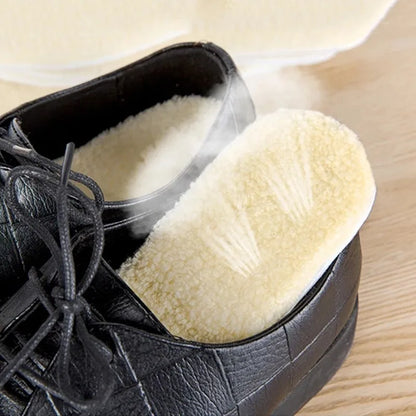 Winter Natural Lamb Fleece Insoles For Men  Women Soft Wool Thicken Shoepad Cashmere Insert Thermal 1