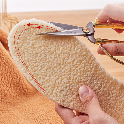 Winter Natural Lamb Fleece Insoles For Men  Women Soft Wool Thicken Shoepad Cashmere Insert Thermal 2
