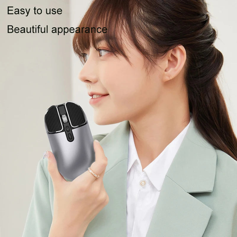 Wireless Xiaomi Mouse 2.4 GHz, Anti-Slip Desktop, 1600 DPI Adjustable, USB Rechargeable, Dual Mode Silence for Windows