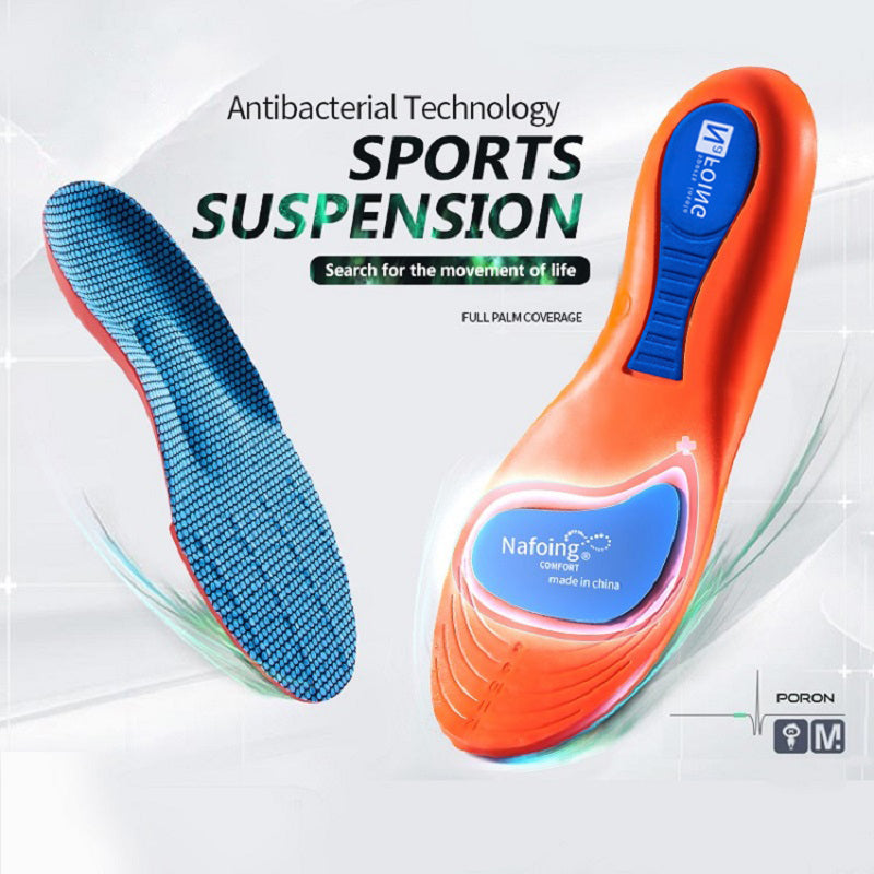 EVA Breathable Sport Orthopedic Insoles For Feet Men Women Shock Absorption Shoe Inserts For Runnin 4