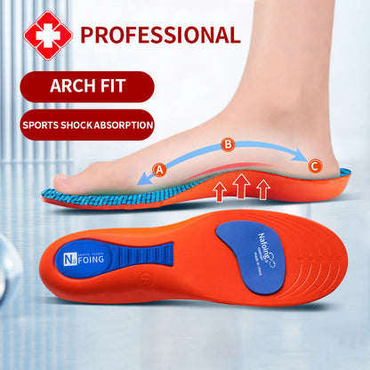 EVA Breathable Sport Orthopedic Insoles For Feet Men Women Shock Absorption Shoe Inserts For Runnin 1