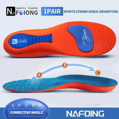 EVA Breathable Sport Orthopedic Insoles For Feet Men Women Shock Absorption Shoe Inserts For Runnin 5