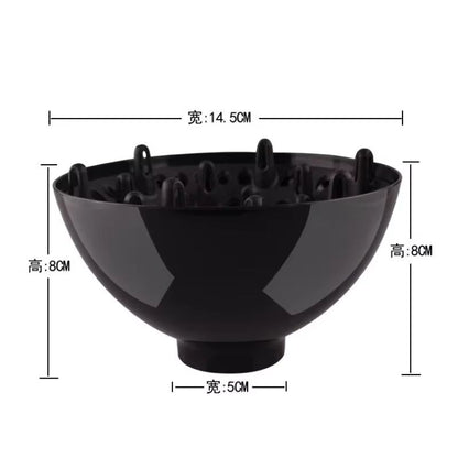 Professional Hair Dryer Diffuser  Large Hood Attachment For Curls  Volume Styling 5