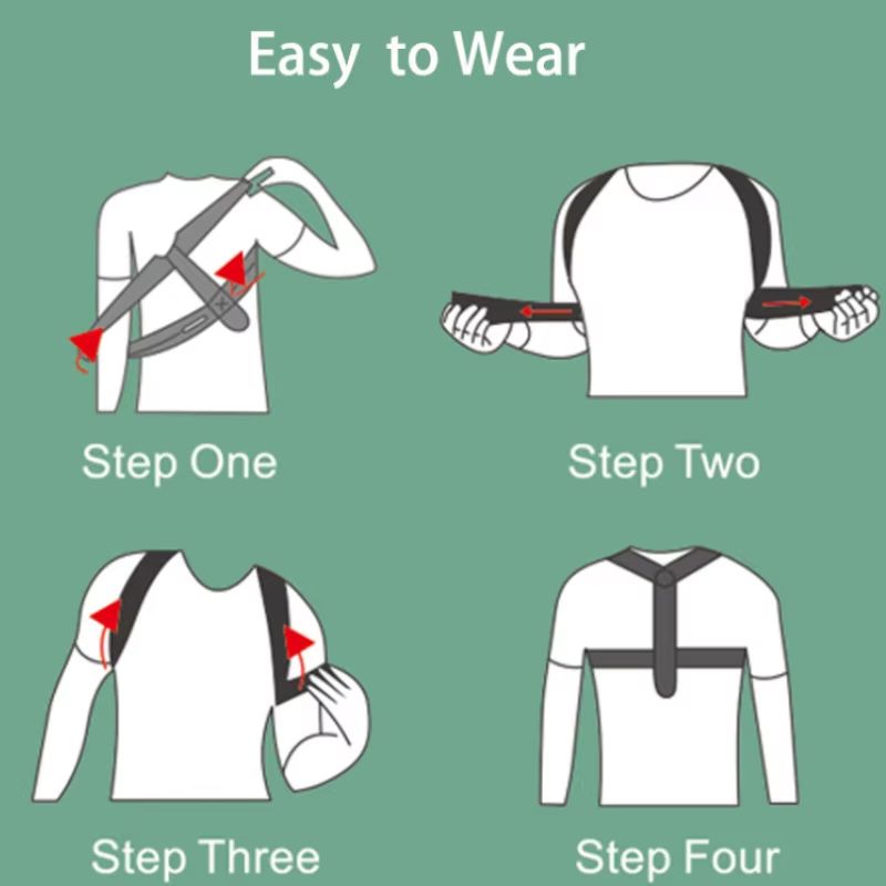 Adjustable Back Shoulder Posture Corrector  Spine Support Belt For Neck  Upper Back Relief 3