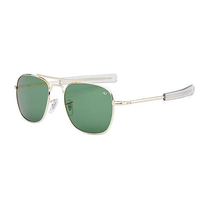 Classic Aviation Sunglasses For Men  MilitaryInspired Optical Glass Lens Shades 9