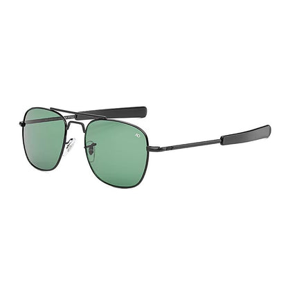 Classic Aviation Sunglasses For Men  MilitaryInspired Optical Glass Lens Shades 10
