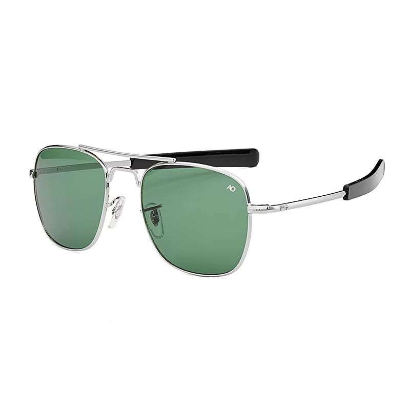 Classic Aviation Sunglasses For Men  MilitaryInspired Optical Glass Lens Shades 5