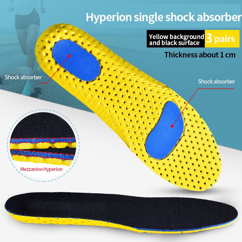 Orthopedic Memory Foam Insoles For Feet Shoe Sole Pad Mesh Deodorant Breathable Sneakers Cushion Co 6