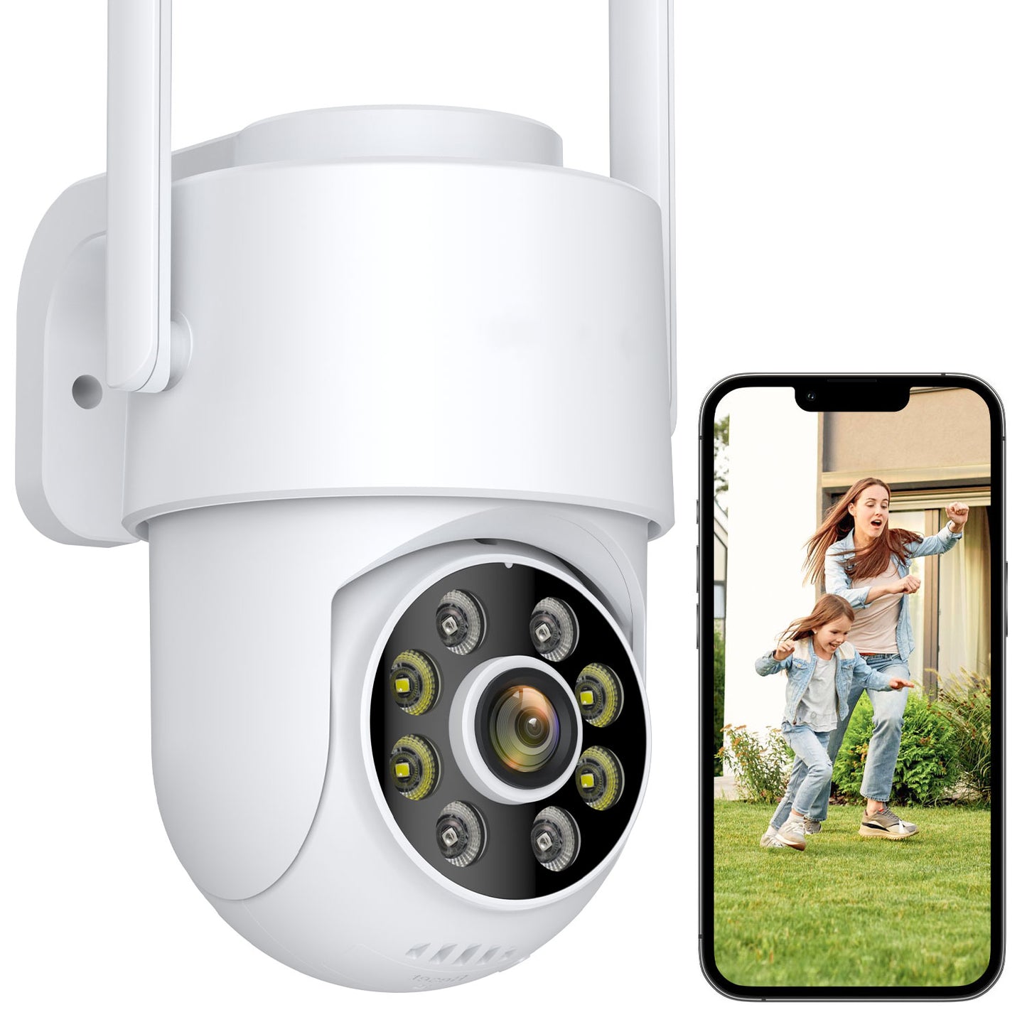 Indoor Night Vision 2K Mini Camera BESDER 4MP, IP Surveillance Home Security, ICsee App Compatible
