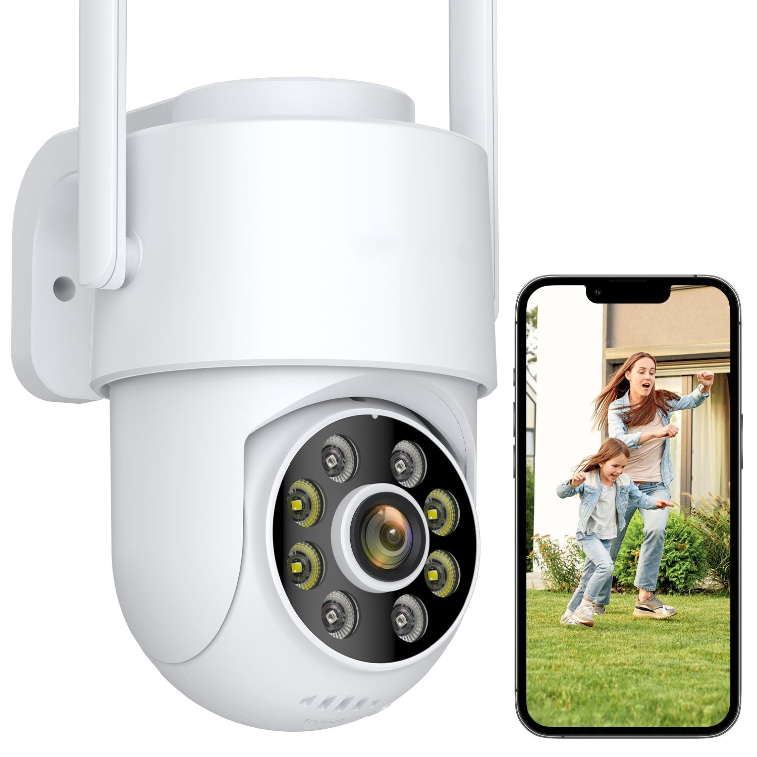 Indoor Night Vision 2K Mini Camera BESDER 4MP, IP Surveillance Home Security, ICsee App Compatible