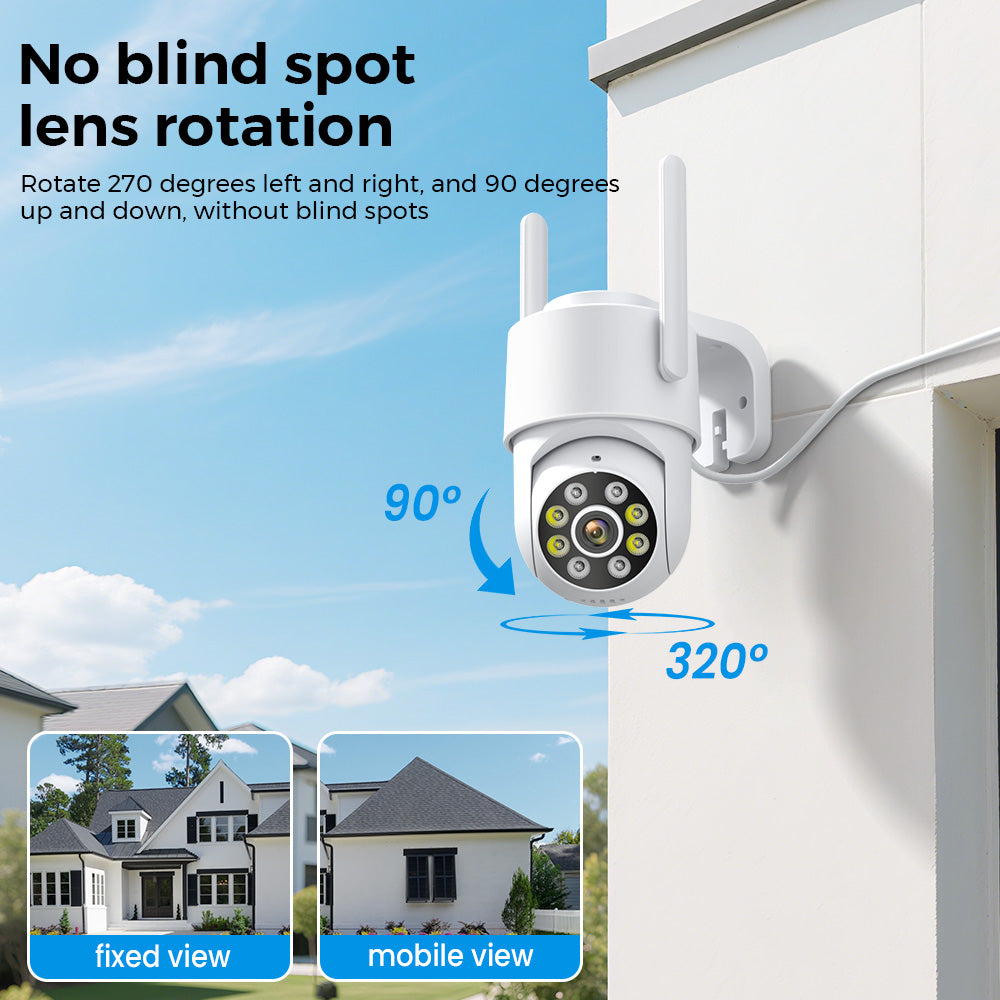 Indoor Night Vision 2K Mini Camera BESDER 4MP, IP Surveillance Home Security, ICsee App Compatible