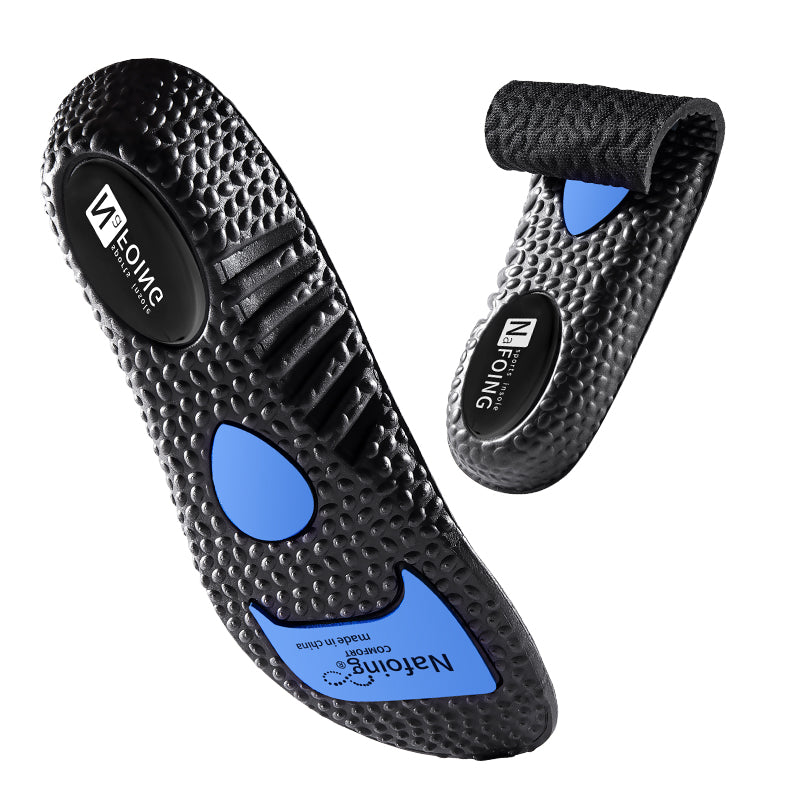 Breathable Cushion Sport Insoles for Shoes Sole Shock Absorption Deodorant Running Insoles for Feet Men Women Massage