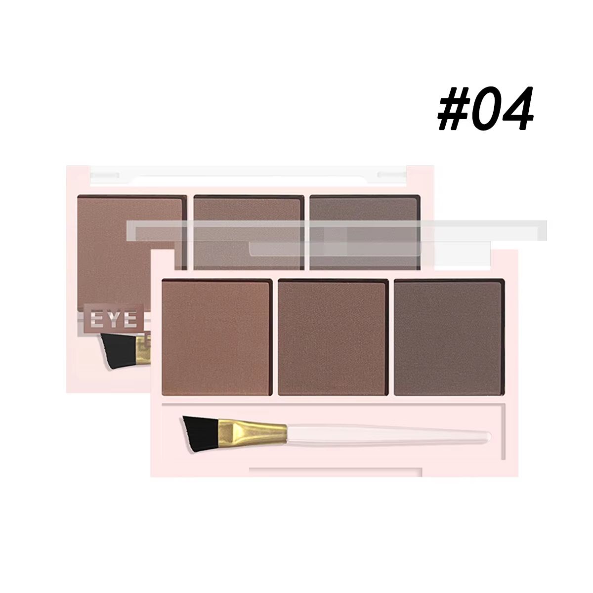 3Color Brow Powder Set With Brush  LongLasting Natural Eyebrow Makeup Kit 10