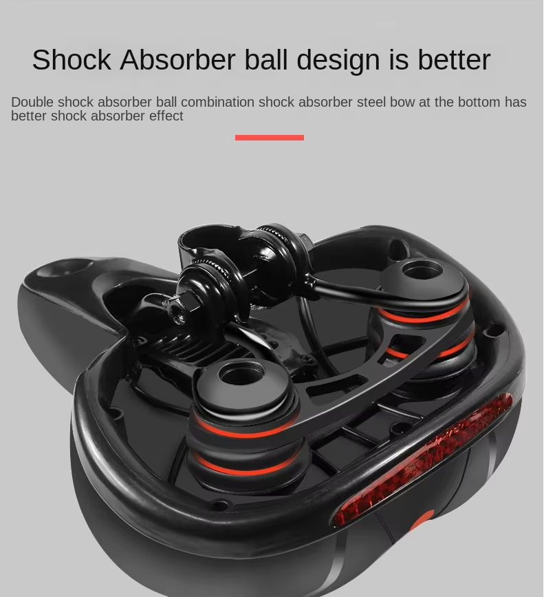 Hollow Breathable Bicycle Saddle  Shock Absorbing Comfort Bike Seat For Road MTB  Everyday Riding 5