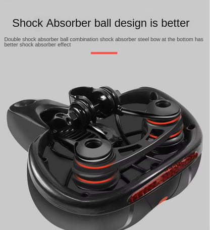 Hollow Breathable Bicycle Saddle  Shock Absorbing Comfort Bike Seat For Road MTB  Everyday Riding 5