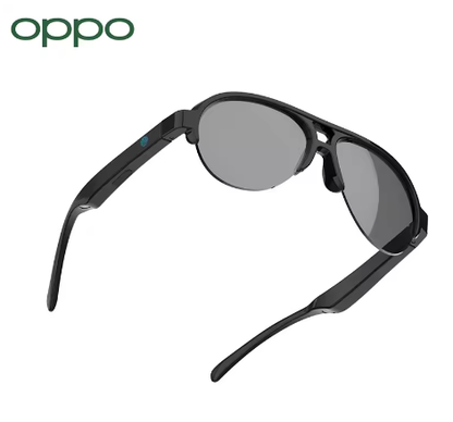 HIFI OPPO Smart Bluetooth V5.3 Sunglasses, Outdoor Sports Call Glasses, Black Anti-Touch UV for Men Women