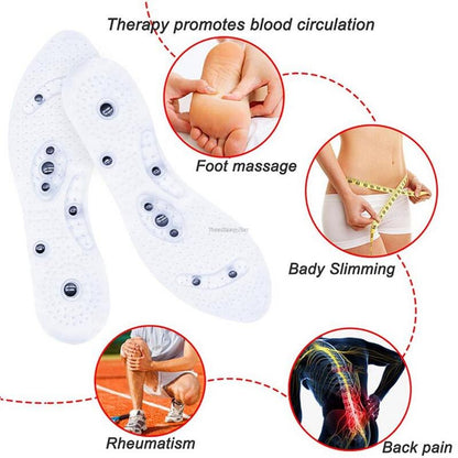 Breathable Silicone Orthopedic Massage Insoles for Men Women, Slimming Cushion Inserts for Running Shoes & Foot Care