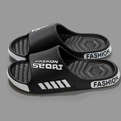 Lightweight Men Slippers Summer Flat Sole Slides Open Toe Home Slippers For Women Couple Trendy Bea 9