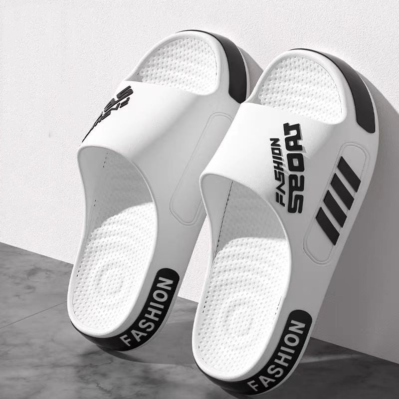 Lightweight Men Slippers Summer Flat Sole Slides Open Toe Home Slippers For Women Couple Trendy Bea 10