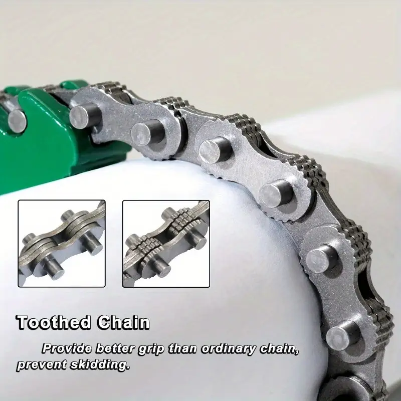 Adjustable Belt Wrench  Oil Filter Puller Strap MultiPurpose Spanner Tool For Cartridge Lids Chain  3
