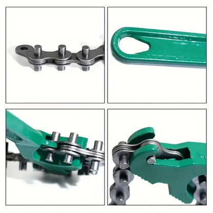 Adjustable Belt Wrench  Oil Filter Puller Strap MultiPurpose Spanner Tool For Cartridge Lids Chain  4