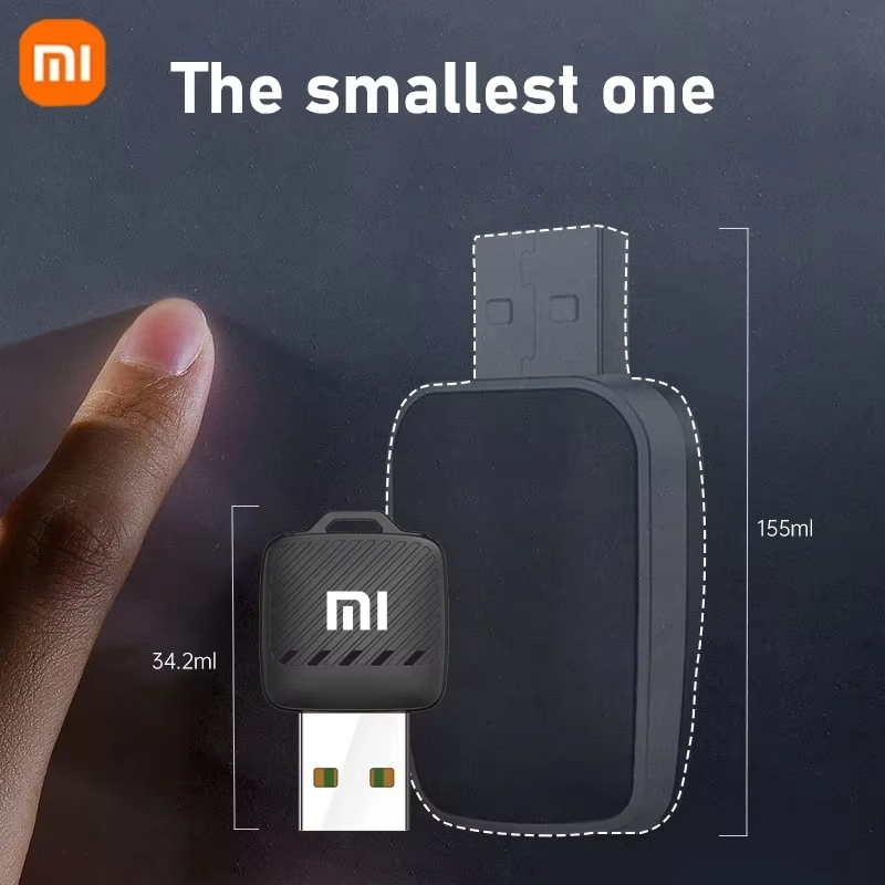 Wireless CarPlay Dongle, Xiaomi 2 in1 Android Auto Adapter, AI Smart Box for Car