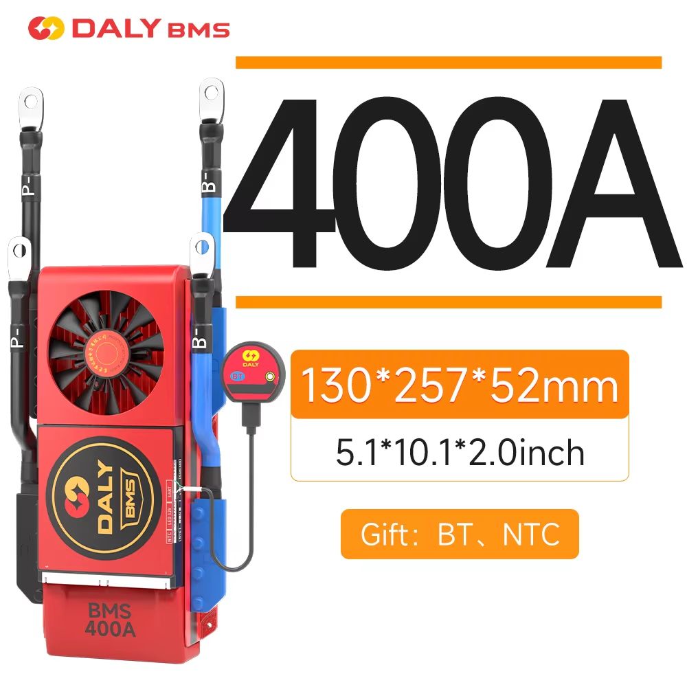 Daly Smart BMS For LiFePO4  LiIon Batteries  10S24S 36V48V Battery Management System 40A500A 18