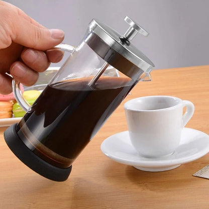 Borosilicate Glass French Press Coffee And Tea Maker 4