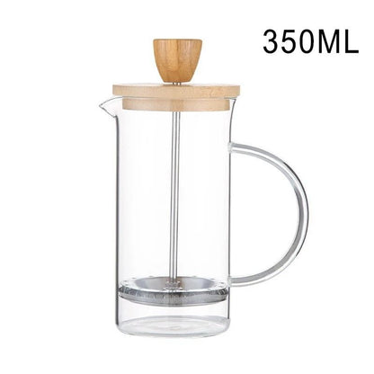 Borosilicate Glass French Press Coffee And Tea Maker 6