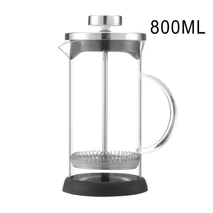 Borosilicate Glass French Press Coffee And Tea Maker 9