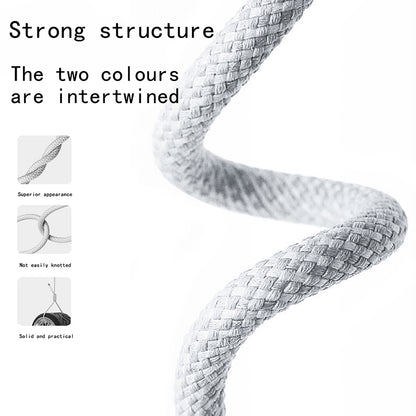 Mobile Phone Data Cable for iPhone, Android, Usb C to Type C Fast Charging PD 60W, Type C Braided Charger Cable