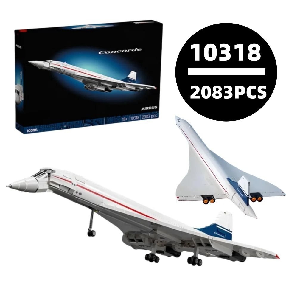Supersonic Aircraft Building Block Set With 2083 Pieces 6