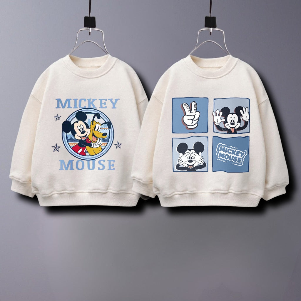Disney Cartoon Fashion Hoodie, Trendy Kids Clothes, Long Sleeve Tops for Baby Boy, Autumn Clothing Childrens Sweatshirt
