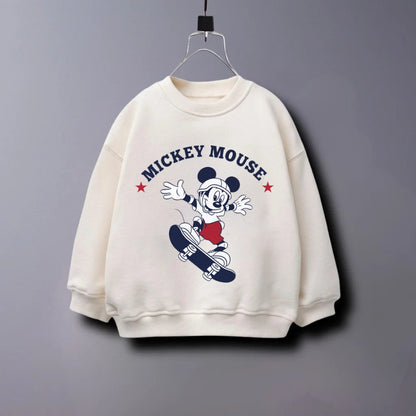 Disney Cartoon Fashion Hoodie, Trendy Kids Clothes, Long Sleeve Tops for Baby Boy, Autumn Clothing Childrens Sweatshirt
