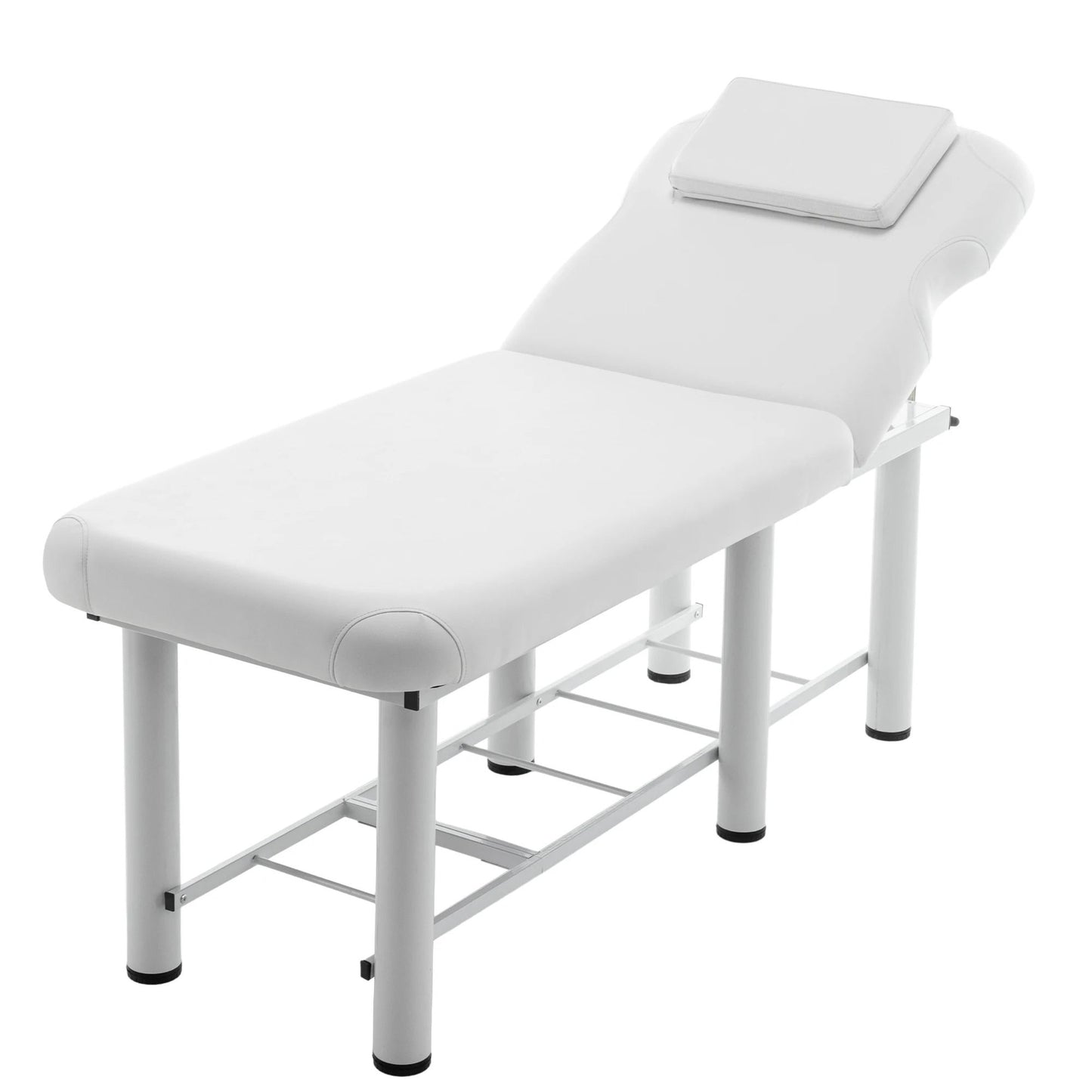 Adjustable Massage Table With Backrest Memory Foam  Storage Shelf 2