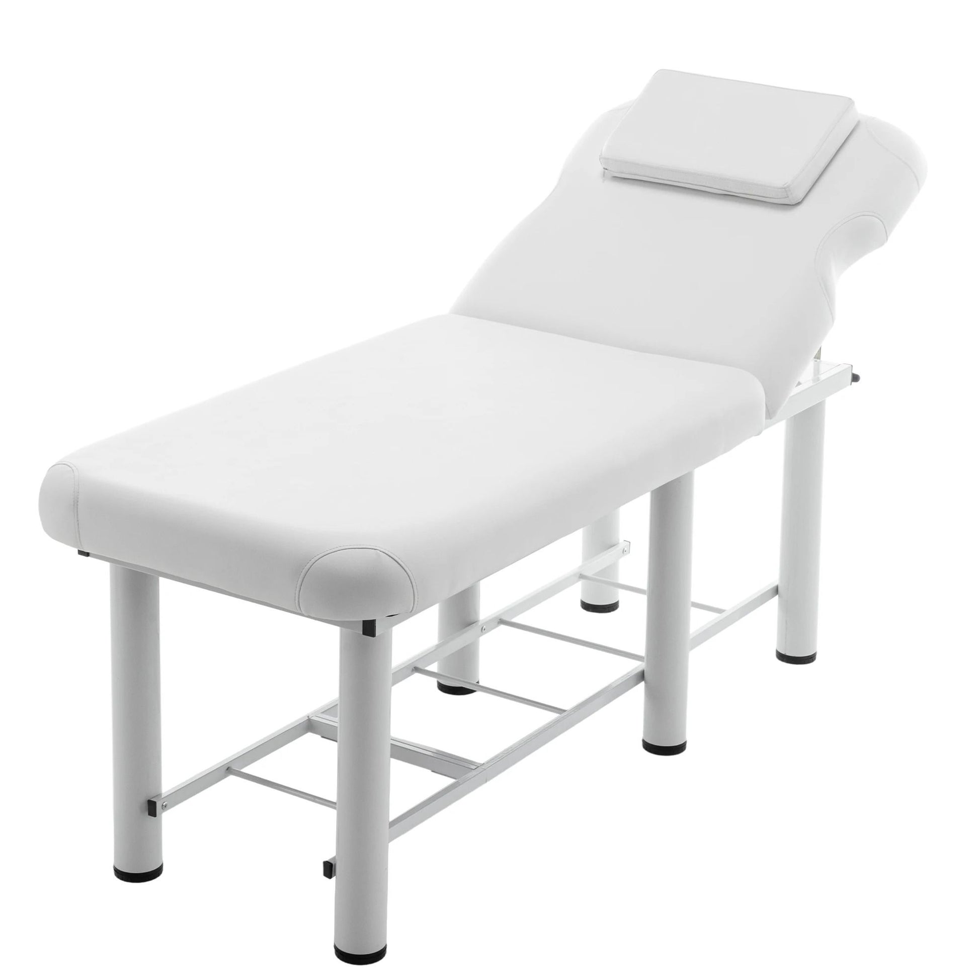 Adjustable Massage Table With Backrest Memory Foam  Storage Shelf 2