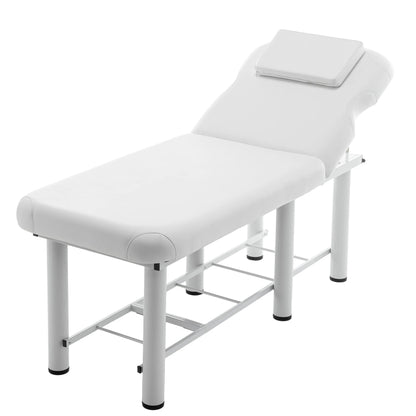 Adjustable Massage Table With Backrest Memory Foam  Storage Shelf 2