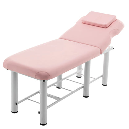 Adjustable Massage Table With Backrest Memory Foam  Storage Shelf 7