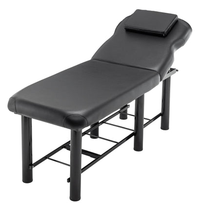 Adjustable Massage Table With Backrest Memory Foam  Storage Shelf 8