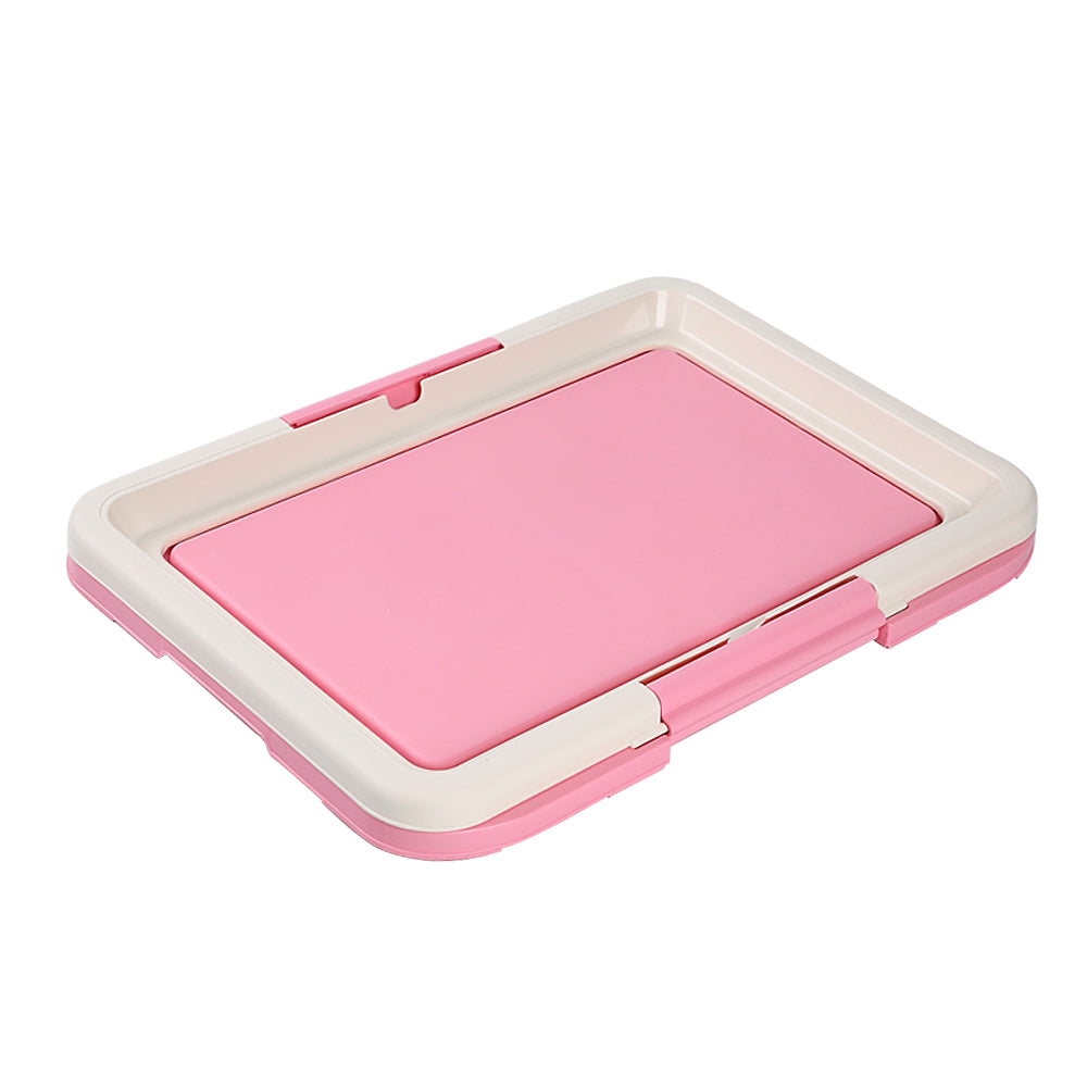 Portable Dog Training Toilet,Indoor Potty for Small Dogs &Cats with Puppy Pad Holder,47cm Tray for Puppy Pad Training bo