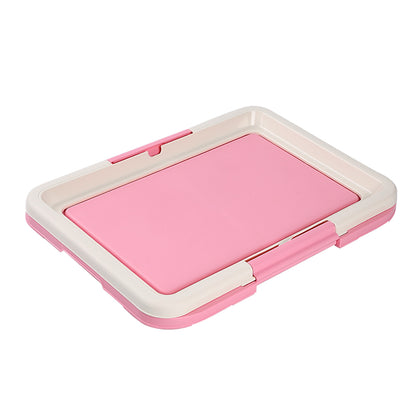 Portable Dog Training Toilet,Indoor Potty for Small Dogs &Cats with Puppy Pad Holder,47cm Tray for Puppy Pad Training bo