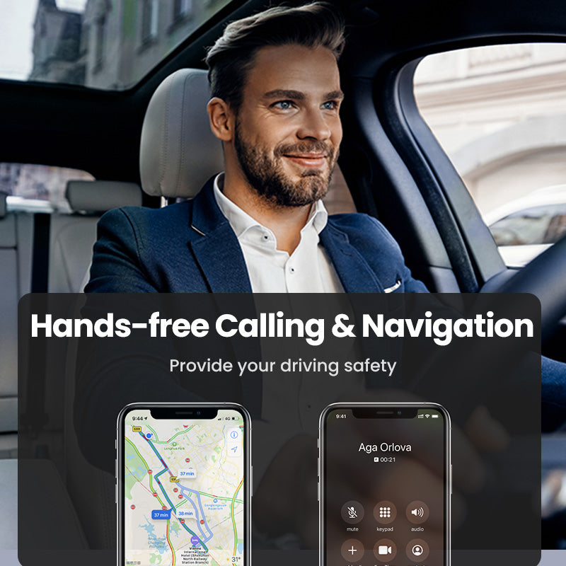 Hands-Free Bluetooth Receiver 5.3, Car Kits AUX Audio, Wireless Receiver for Car, 3.5mm Jack Music BT Transmitter