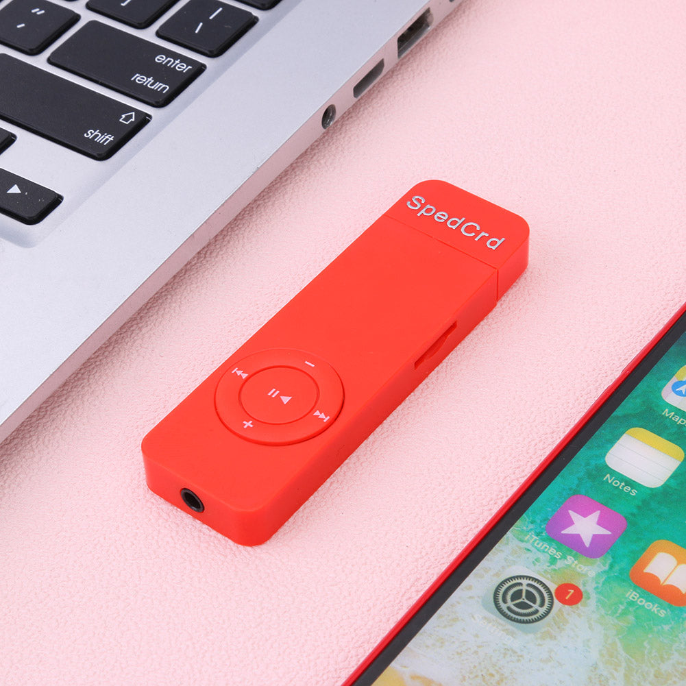 Portable USB Mini MP3 Music Player Supports 64GB TF Card  OTG Builtin 160mAh Rechargeable Battery 3